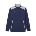 Under Armour Men's Motivate 3.0 Quarter-Zip Pullover - 1389611 Midnight Navy White Front