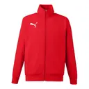 Customizable Puma Sport Adult Puma P48 Fleece Track Jacket 597021 High Risk Red Front