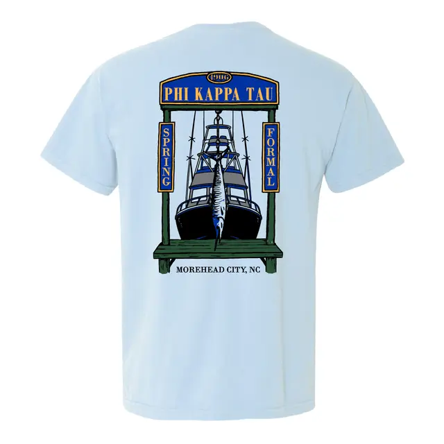 Phi Kappa Tau Nautical Boat Spring Formal Shirt 2