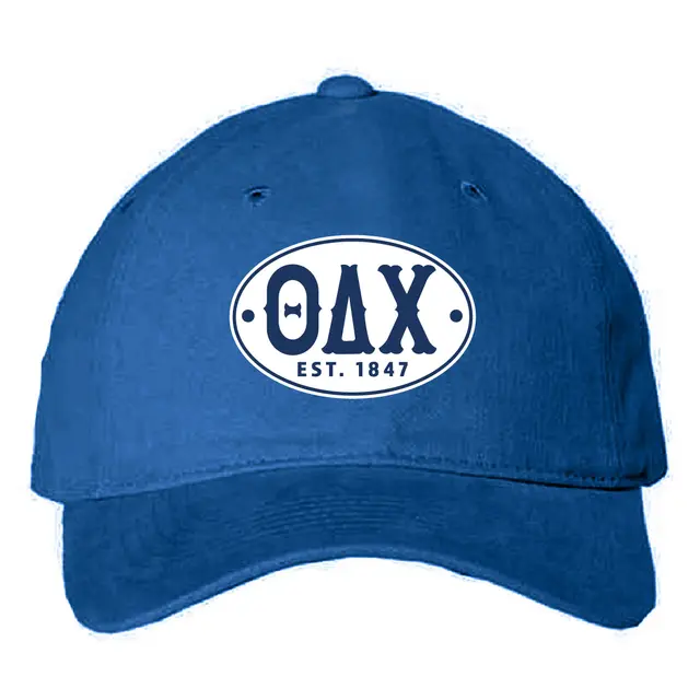 Theta Delta Chi Oval Lettering PR Hat 2
