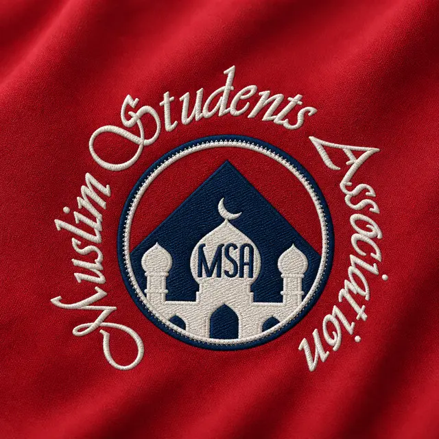 Muslim Student Association Circular Mosque Graphic PR Hoodie