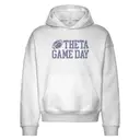 Kappa Alpha Theta Leopard Print Football Game Day Hoodie 2
