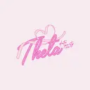 Kappa Alpha Theta Ribbon Heart Date Party Tank