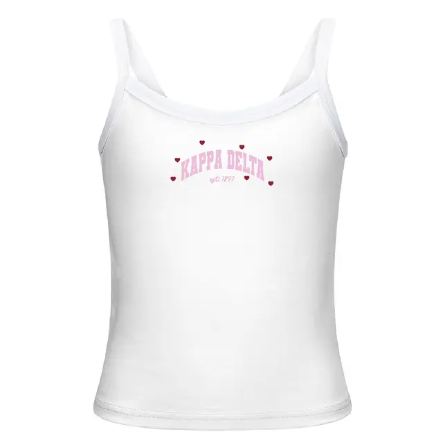 Kappa Delta Arch Text with Hearts PR Tank 2