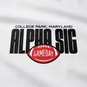Alpha Sigma Phi Bold Lettering Game Day Shirt