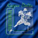 Kappa Delta Football Player Illustration Homecoming Shirt