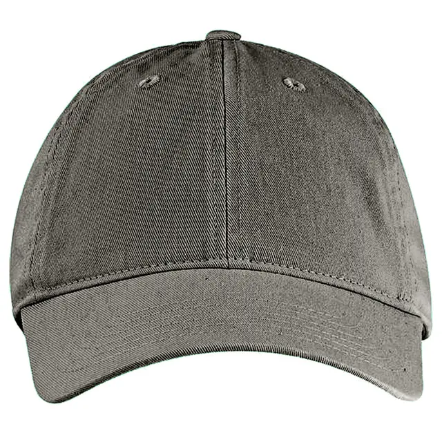 Econscious Organic Cotton Twill Unstructured Baseball Hat ec7000 Charcoal Front