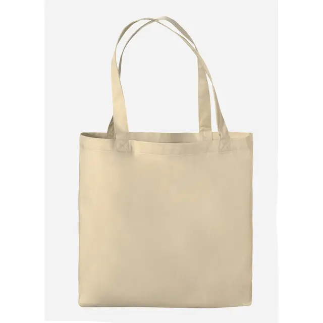 Econscious Organic Cotton Large Twill Tote ec8001 Oyster Front
