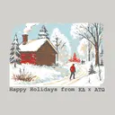 Alpha Tau Omega Winter Cabin Holidays Crewneck