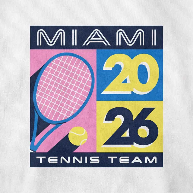 Tennis Team Tennis Racket Graphic PR Sweater