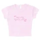 Alpha Phi Pink Bow Text PR Shirt 2