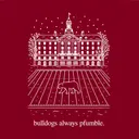 Pfoho Bulldogs Illustration in Maroon PR Crewneck