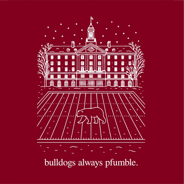 Pfoho Bulldogs Illustration in Maroon PR Crewneck