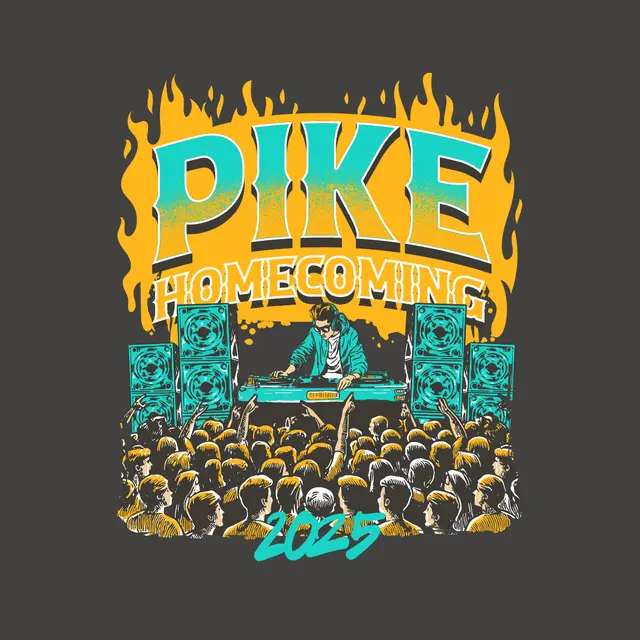 Pi Kappa Alpha DJ and Crowd Homecoming Shirt