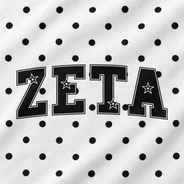 Zeta Block Lettering Star PR Tank