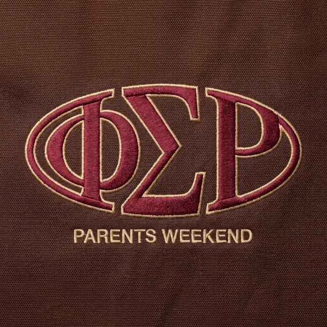 Phi Sigma Rho Outlined Text Parents Weekend Hoodie