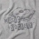 Music Society Turntable Illustration PR Hoodie