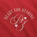 Delta Zeta Curved Text Heart Illustration Philanthropy Crewneck