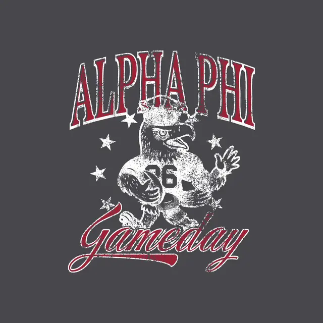 Alpha Phi Eagle Graphic Game Day Hoodie