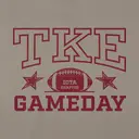 Tau Kappa Epsilon Block Lettering Football Game Day Sweater