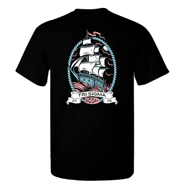 Sigma Sigma Sigma Nautical Ship Bids Shirt 2