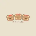 Delta Delta Delta Cute Bear Trio PR Shirt