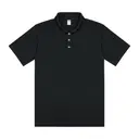 Goex Unisex Polyester Polo 201p-02-0 Black Front
