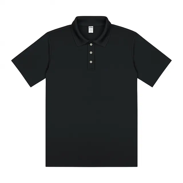 Goex Unisex Polyester Polo 201p-02-0 Black Front