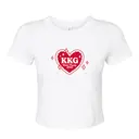 Kappa Kappa Gamma Heart and Sparkle Date Party Shirt 2