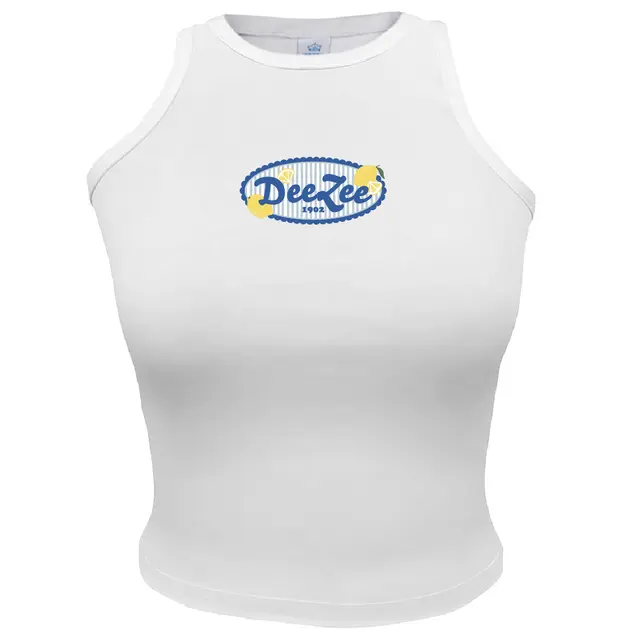 Delta Zeta Lemon Stripe Oval PR Tank 2