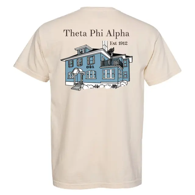 Theta Phi Alpha Blue House Graphic PR Shirt 2