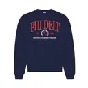 Phi Delta Theta Curved Text Philanthropy Crewneck 2