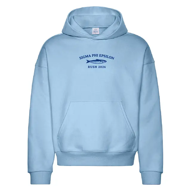 Sigma Phi Epsilon Fish Graphic Rush Hoodie 2