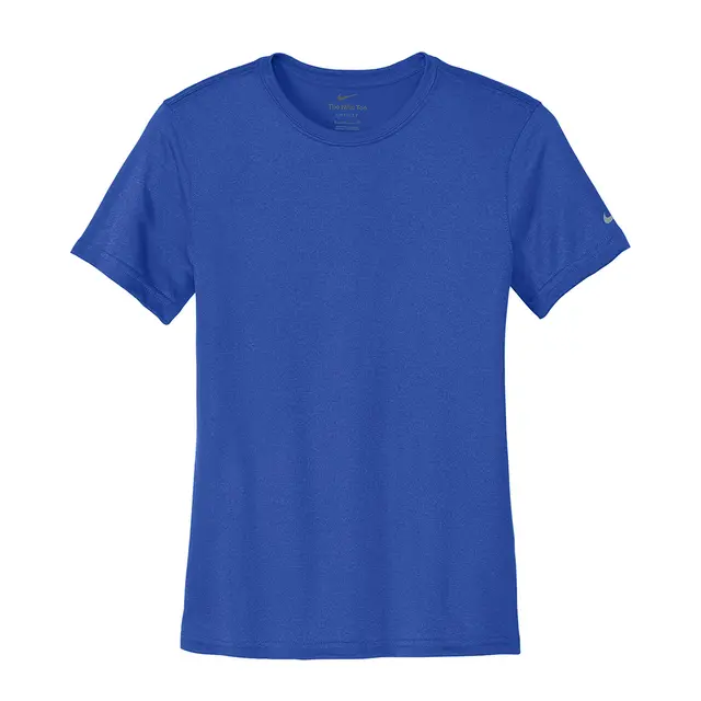 Customizeable Nike Women's Swoosh Sleeve rLegend Tee NKDX8734 Game Royal Front
