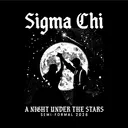 Sigma Chi Silhouette Dance Moonlight Semi Formal Hoodie