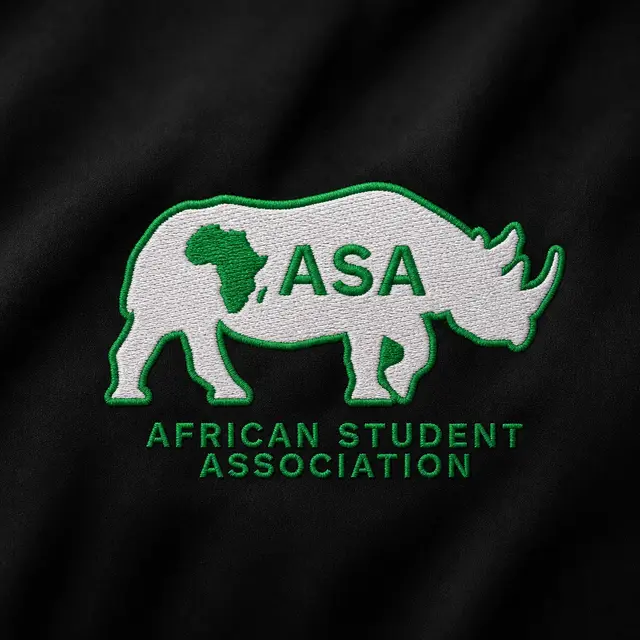 African Student Association Rhino Graphic PR Shirt