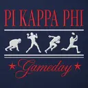 Pi Kappa Phi Action Silhouettes Game Day Crewneck