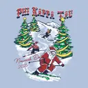 Santa Skis Christmas Holidays Hoodie