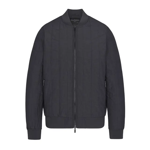 Fossa Apparel 1520 Maverick Bomber Jacket 1520 Charcoal Front