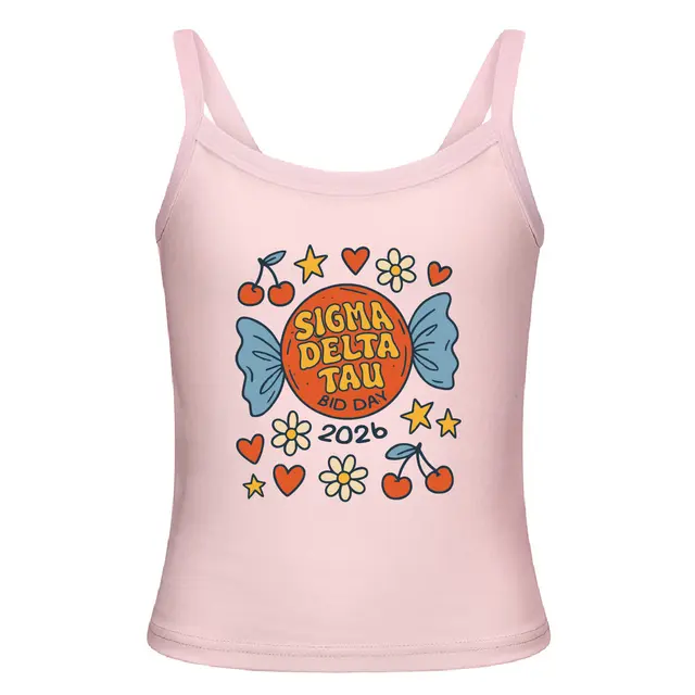 Sigma Delta Tau Candy Theme Rush Tanks 2