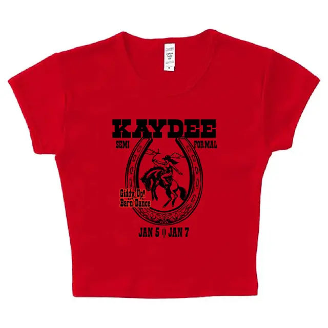 Kappa Delta Cowgirl Riding with Horseshoe Semi Formal Shirt 2