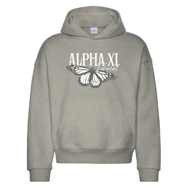 Alpha Xi Delta Butterfly Graphic Formal Hoodie 2