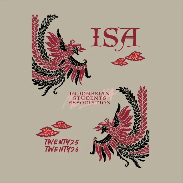 Indonesian Students Association Phoenix Illustration PR Hoodie