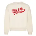 Phi Mu Curved Script Game Day Crewneck 2