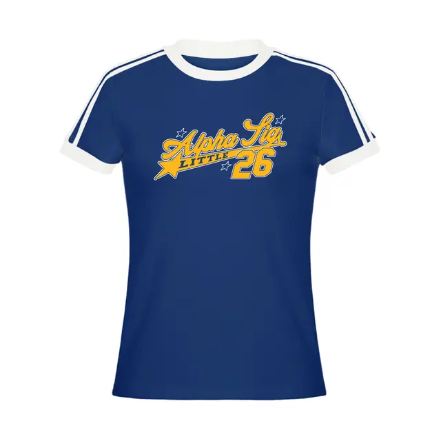 Alpha Sigma Alpha Star Design Big Little Reveal Shirt 2