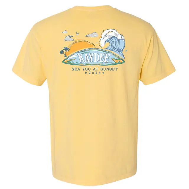 Kappa Delta Surfboard Wave Sea You at Sunset Shirt 2