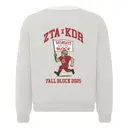 Zeta Tau Alpha Bold Football Player Fall Block Crewneck 2