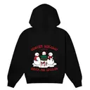 Delta Phi Epsilon Snowman Winter Holiday Hoodie 2