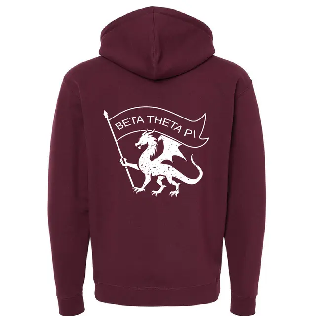 Beta Theta Pi Dragon Banner PR Hoodie 2