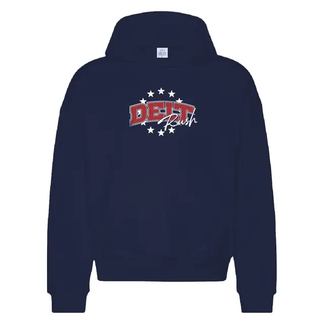 Delta Tau Delta Starry Bold Text Rush Hoodie 2